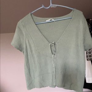 Abercrombie Sweater Material short sleeve shirt